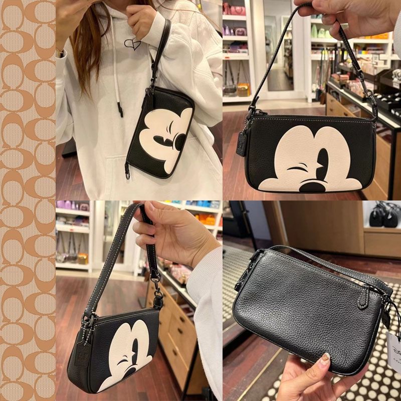 กระเป๋าผู้หญิง Disney ความร่วมมือ Nolita 19 series กระเป๋าถือ Mickey CN506 กระเป๋าสะพายข้าง