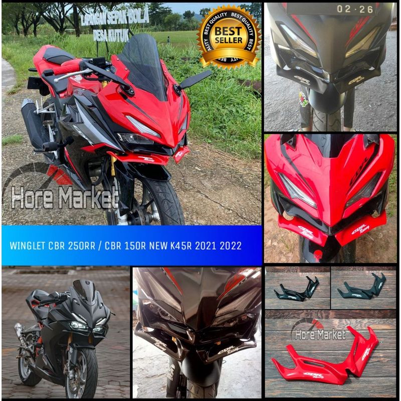 Winglet CBR 150R K45R 2021 2022 ใหม่ทุกรุ่น CBR 250RR รุ่น 4 V4