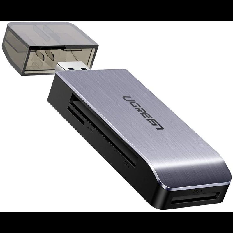 UGREEN Card Reader 4in1 USB 3.0 Adapter การ์ดรีดเดอร์ รองรับ SD/TF/CF/MS รุ่น 50541