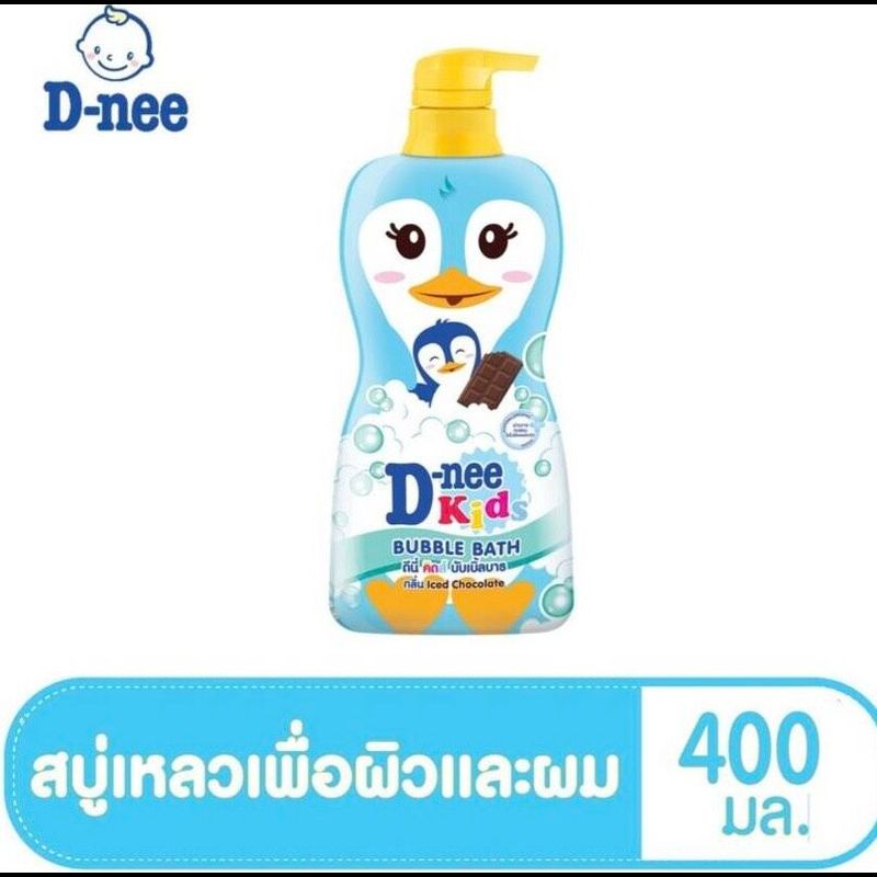 D-nee Kids ดีนี่ คิดส์ สบู่เหลวเพื่อผิวและผม ขนาด 400 มล. แพ็ค 1ขวด