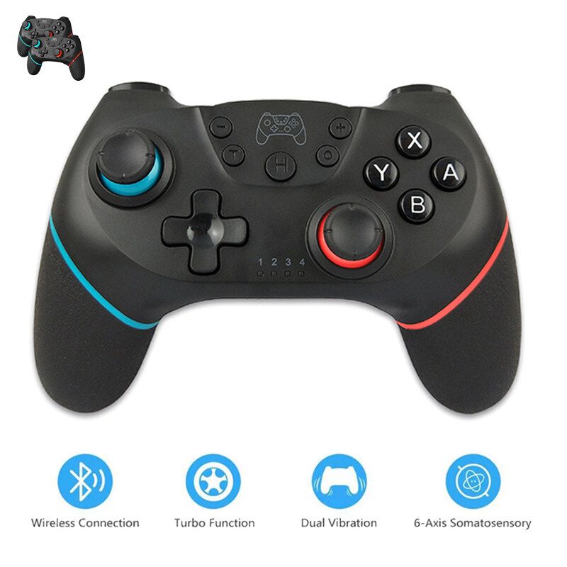 จอย Pro สวิตซ์ คอนโทรลเลอร์ Joy Pro Switch Wireless Bluetooth Controller Gamepad For Nintendo Switch Pro Controller Game Joystick Joypad Remote Console ตัวควบคุมเกม จอยสติ๊กเกม วิชาชีพ ด้ามจับ จอยสติ๊ก เกมคอนโซล คอนโทรลเลอร์ คอนโทรลเลอร์ไร้สาย