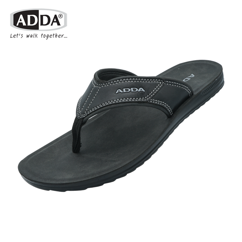 ADDA PU รองเท้าแตะ รองเท้าลำลอง สำหรับผู้ชาย แบบคีบ รุ่น 72F03M (ไซส์ 39-45)