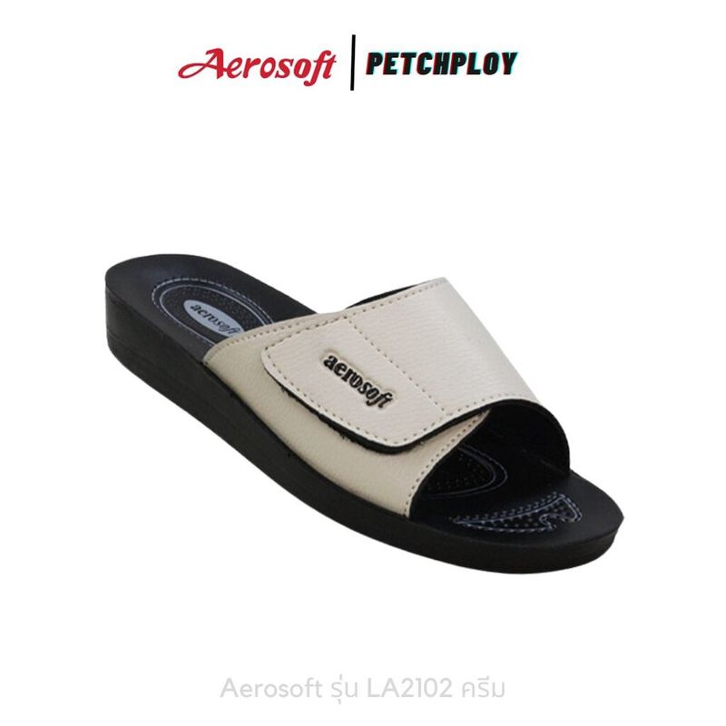 Aerosoft รุ่น 2102 รองเท้าแตะแบบสวม แอโร่ซอฟ เบอร์ 35-41 รุ่น LA 2102