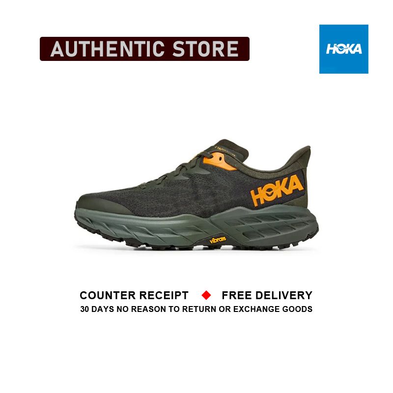 รับประกันของแท้ Hoka One One Speedgoat 5 " Dark Green " รองเท้ากีฬา 1123157 - DBTH รับประกัน 1 ปี