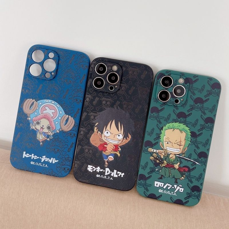 Anime pattern Luffy เคสไอโฟน11 13 กันกระแทก case 13 pro max 12 Pro max 7 plus 12 8 plus xr 11 pro max 7 8 13 pro 12 pro xs max 6s 6s plus น่ารัก