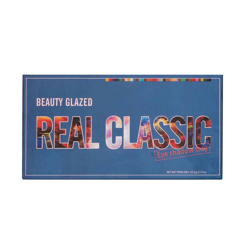 Beauty Glazed:พาเลทอายแชโดว์ ชิมเมอร์ ไฮไลท์ คอนทัวร์ เนื้อแมตต์ ชิมเมอร์ กันน้ํา 68 สี,แปรง