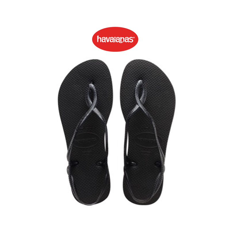 HAVAIANAS รองเท้าแตะผู้หญิง Luna Sandals BLACK 41296970090F_C3BKXX