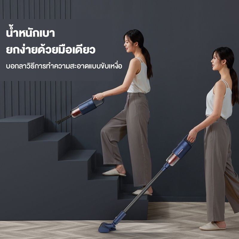 [มีประกัน] Deerma เดียร์มาร์ Handheld wireless Vacuum Cleaner เครื่องดูดฝุ่นไร้สาย รุ่น VC811