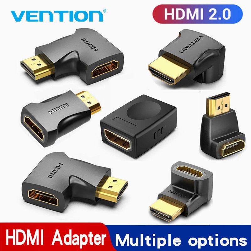 Vention Hdmi อะแดปเตอร์แปลง 270 90 องศามุมขวา Hdmi Male To Hdmi Female สําหรับ Ps4 Hdtv 4K Hdmi 2 . 0 Extender