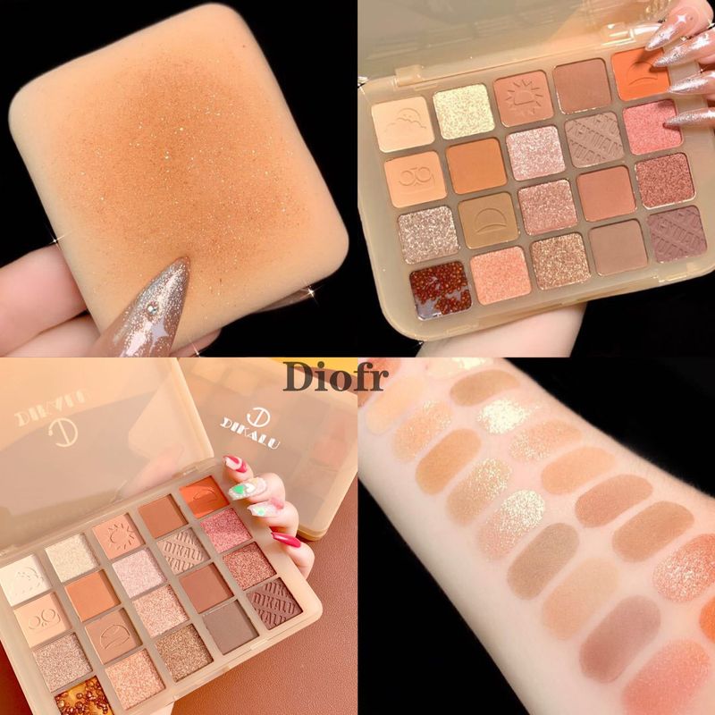 Diofr (ของแท้/พร้อมส่ง) 🔥🔥 อายแชโดว์ พาเลทอายแชโดว์ 20สี /16สี /9 สี เกาหลี  เนื้อดินน้ำมัน สีสวย ติดทน กันน้ำ