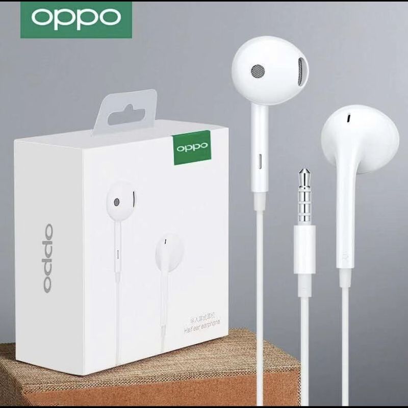 หูฟังออปโป้ OPPO MH-135 ของแท้ เสียงดีมีคุณภาพ มีไมค์โครโฟนในตัว ช่องเสียบแจ็คกลม3.5m รับประกัน 1ปี