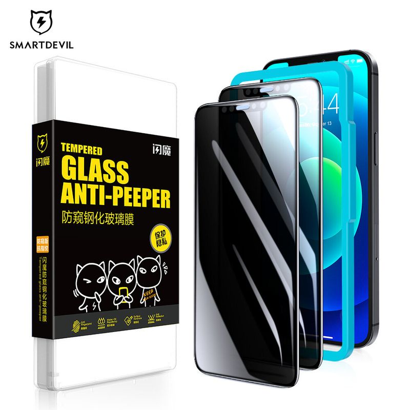 SmartDevil ฟิล์มกระจก iPhone 15 Pro max iPhone 14 Pro max iPhone 13 Pro max 15 plus 14 plus 12 Pro max 11 Pro max X XS XR XsMax SE iPhone 7 plus 8plus 13 mini Tempered glass film privacy screen protector