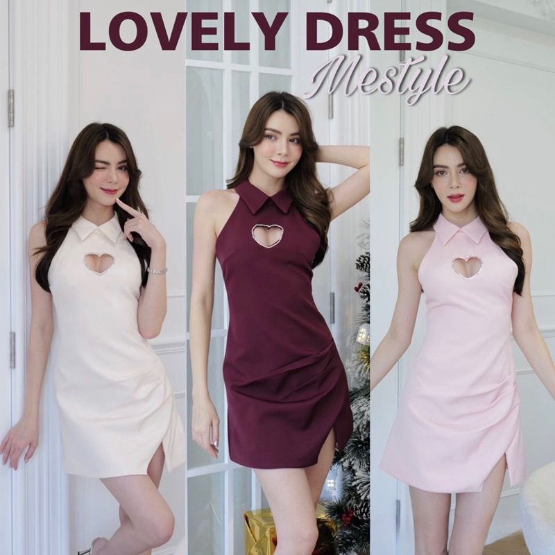 Lovely dress ชุดเดรสคุณหนู เดรสน่ารักเรียบหรู