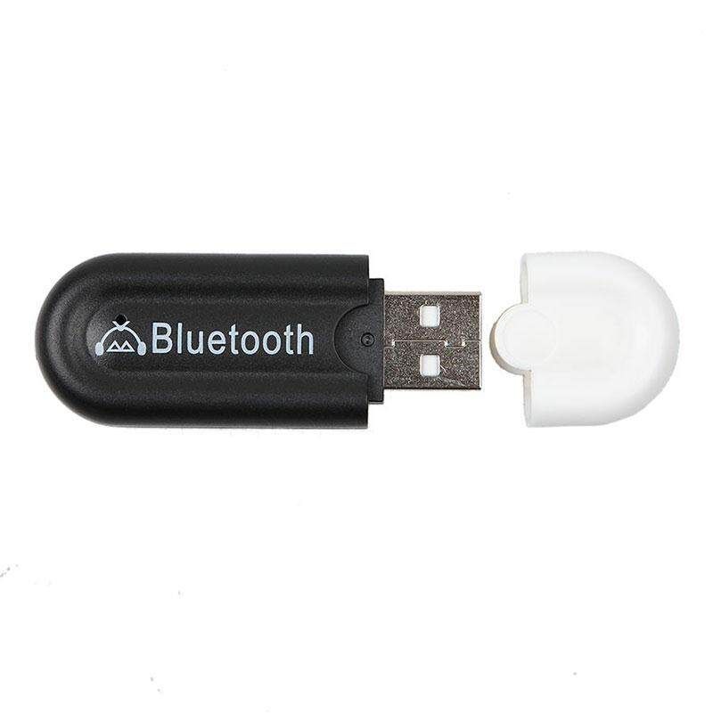 Bluetooth HJX-001 บลูทูธมิวสิครับสัญญาณเสียง 3.5mm แจ็คสเตอริโอไร้สาย USB A2DP Blutooth เพลงเสียง Transmitt รับ dongle อะแดปเตอร์สำหรับรถ เพิ่มบลูทหูฟัง / Mango Gadget