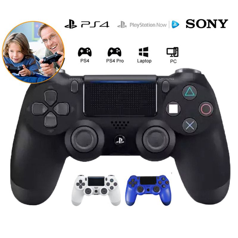 จอยเกมส์PC จอย PS4 จอยเกมส์มือถือ จอยบลูทูธไร้สาย Wireless Controller Joy Stick จอย USB For PC มีระบบสั่น จอย PS4