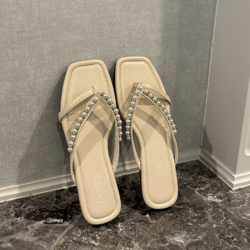 Nacre Sandals - Labotte.bkk รองเท้าแตะ รองเท้าแฟชั่น ใส่สบาย (8430-14 )