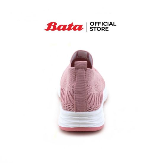 (Online Exclusive) Bata บาจา รองเท้าผ้าเทคโนโลยีลดกลิ่นอับ ผ้าถัก ผ้าknit สำหรับผู้หญิง รุ่นInfinit  สีชมพู 5805003