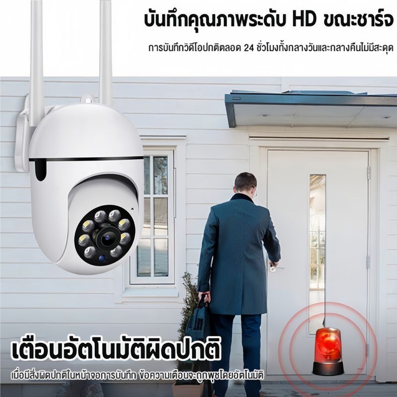 ซื้อ 1 แถม 1  กล่องวงจรปิด360 wifi  V380 Pro cctv  กล้องวงจรปิดกันน้ำไร้สาย 5MP เสียงสองทาง  หมุนได้ผ่านแอพ มองเห็นภาพชัดในที่มืด กล้องภายในกายนอก กล้องกันน้ำ การตรวจจับการเคลื่อนไหว กล้องวงจรปิดระยะไกล 360°PTZ  ip security camara  Infrared night vision