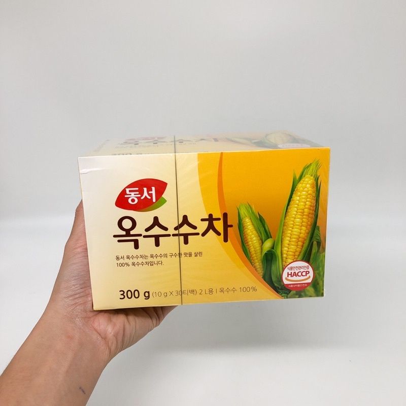 🌽 ชาข้าวโพด 🌽 ชาข้าวบาร์เลย์ 300g 30 ซอง DONGSUH Corn Tea Barley Tea ของแท้จากเกาหลี 100%  옥수수차 보리차