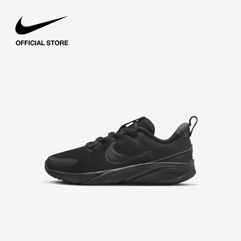 Nike Kids Star Runner 4 Next Nature (Ps) Shoes - Black ไนกี้ รองเท้าเด็ก Star Runner 4 Next Nature (Ps) - สีดำ