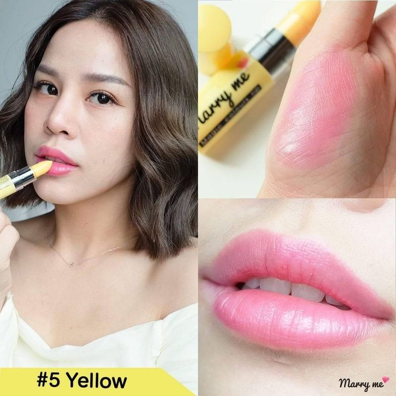 ลิปมันบำรุงเปลี่ยนสี Marry me Magic colour lip แมร์รี่มี ชุ่มชื่น ไม่แห้งแตก ลิปแก้ปากคล้ำ ลิปแมรี่มี