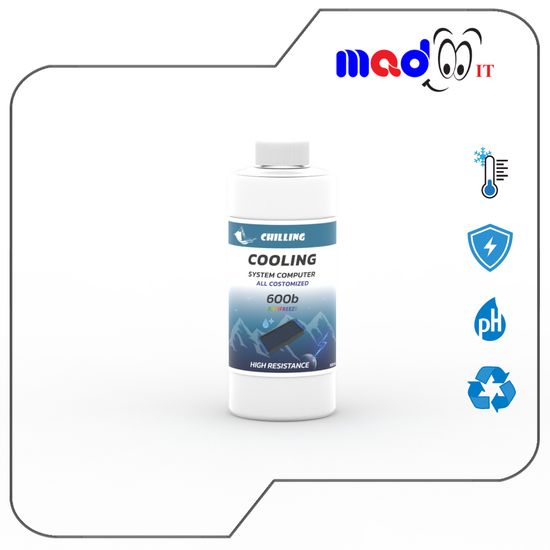 CHILLING COOLANT 600b น้ำหล่อเย็นคอมพิวเตอร์ ชุดน้ำระบบเปิด และงานดัดแปลง รุ่นสีทึบแสง 600ml. (ไม่ผสมแป้ง) สีขาว