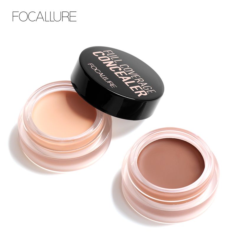 FOCALLURE เต็มปกคอนซีลเลอร์ครีมแต่งหน้ารองพื้นปกมูลนิธิฐานยาวนานควบคุมความมันครีมคอนซีลเลอร์