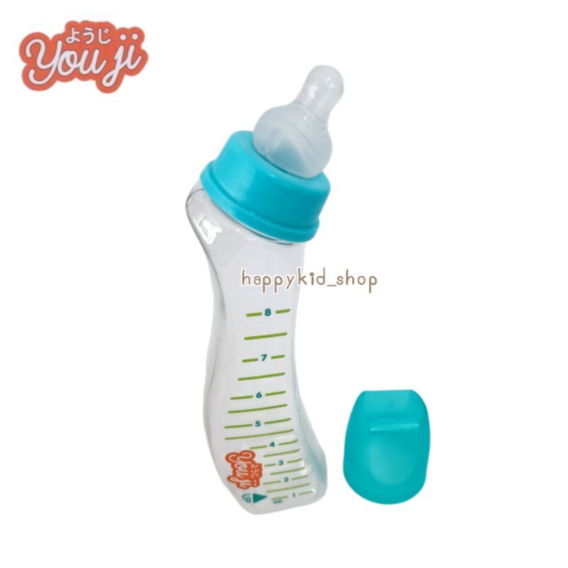 [ลด 10% ใช้โค้ด TKKBJULJ1 ] **YOU JI** ขวดนม Anti Colic ทรงโค้ง Tritan ใส (ขนาด 8 oz)