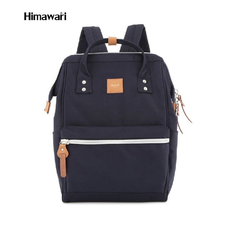 กระเป๋าเป้สะพายหลัง ฮิมาวาริ Himawari Backpack with USB Charging 14" Laptop Compartment 1881 Navy B