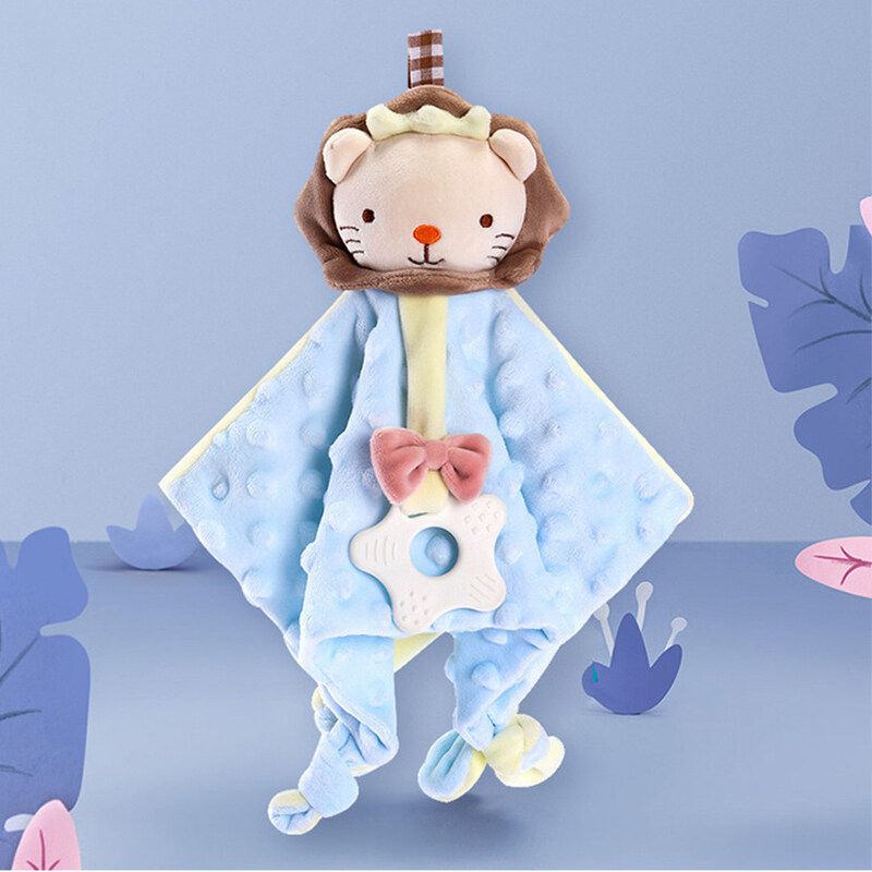 LL Baby Soothing Toy Baby สามารถใส่ผ้าขนหนูผ่อนคลาย0-1ขวบ Baby Sleep Plush Hand Puppet