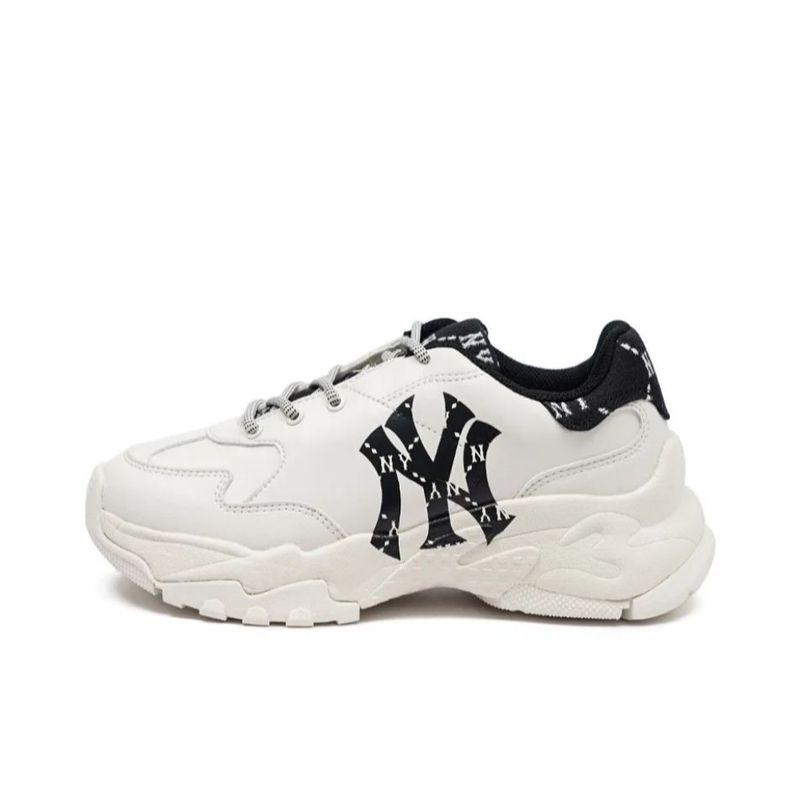 ของแท้อย่างเป็นทางการMLB Chunky Dia Monogram Sports shoes แฟชั่น รองเท้าลำลอง