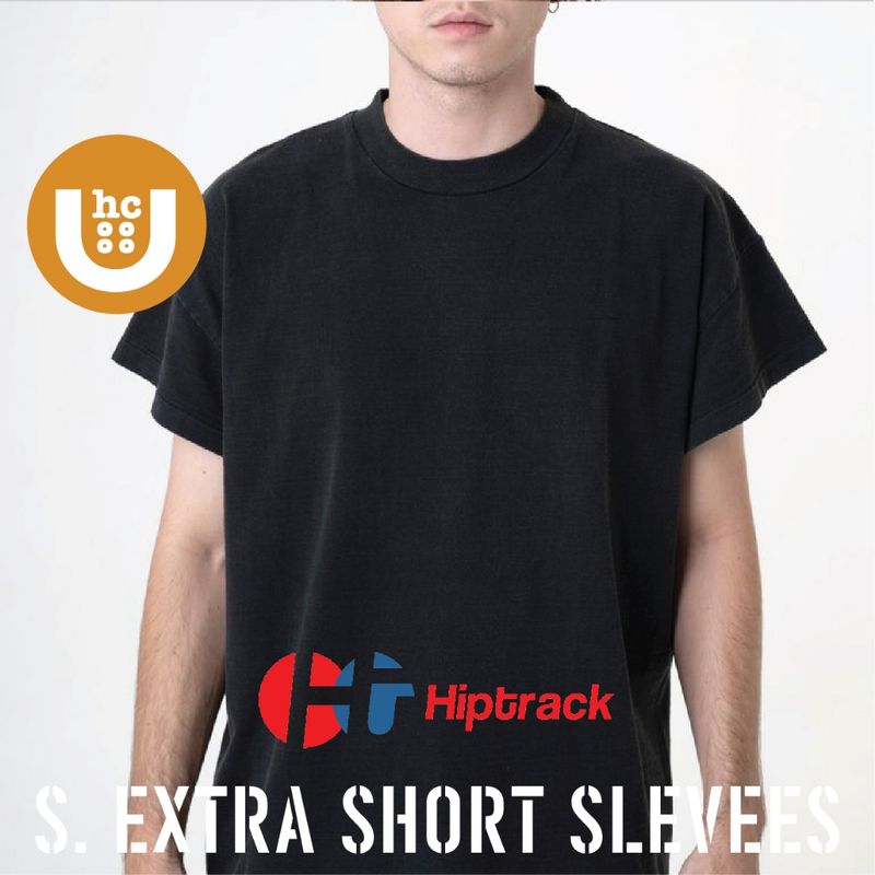 HIPTRACK - แขนตัด ฟอกสี Special Cotton - Extra Short Sleeves - คอฟิต UNISEX