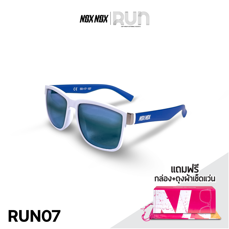 NOX NOX แว่นตากันแดดรุ่น NOXNOX RUN พร้อมกล่องและถุงใส่แว่นตา