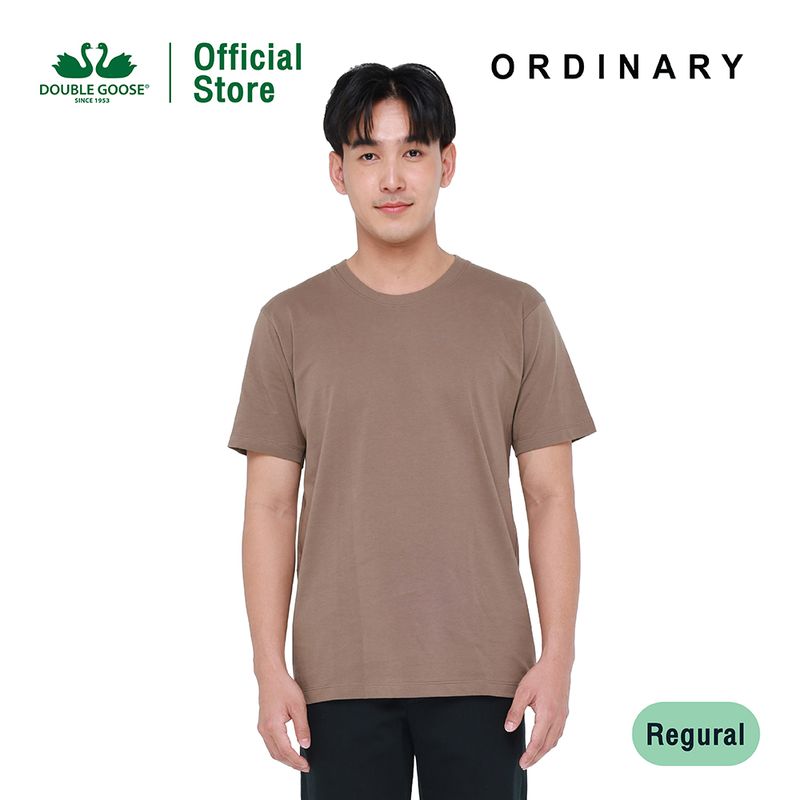 ห่านคู่ เสื้อยืดคอกลม ทรง Regular รุ่น Ordinary