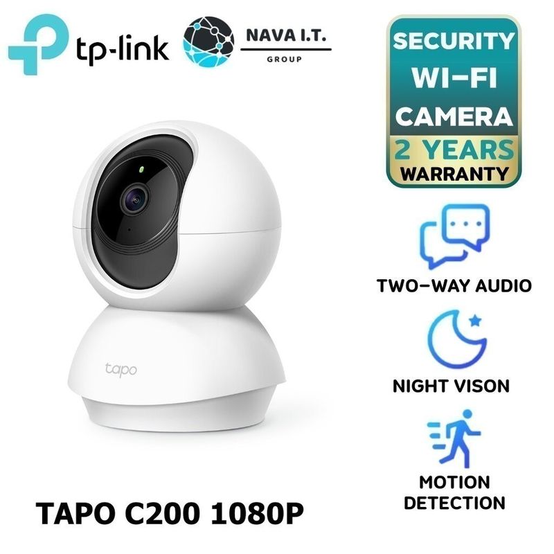 ⚡️กรุงเทพฯด่วน1ชั่วโมง⚡️TP-LINK TAPO C200 1080P กล้องวงจรปิดภายในHOME SECURITY WI-FI CAMERAประกัน2ปี