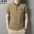 JEEP SPIRIT เสื้อโปโลของผู้ชายสำหรับฤดูร้อน