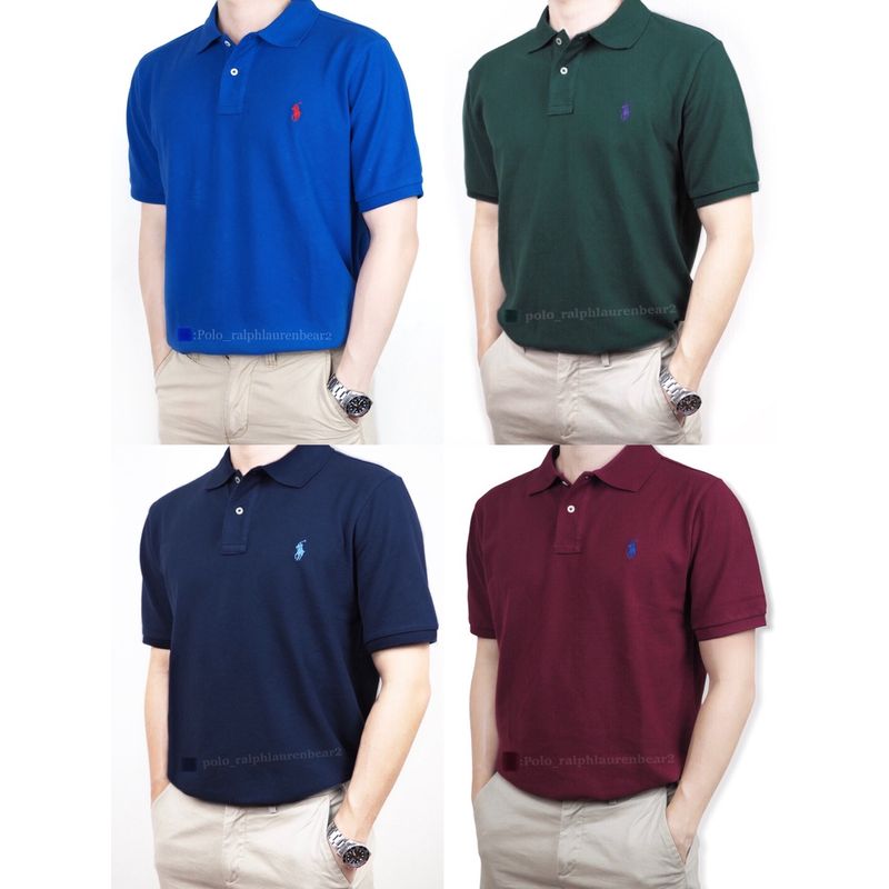 (เสื้อโปโลผู้ชาย) Ralph lauren pony mesh polo (Men Size)