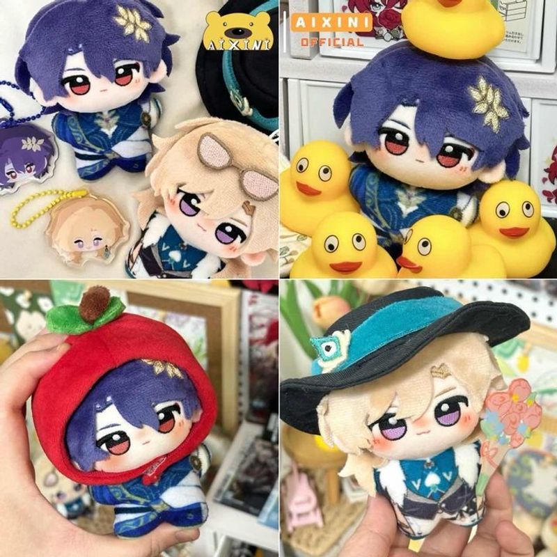 ใหม่! Aixini 10 ซม.เกม Honkai: Star Rail Aventurine Dr.Ratio ปลาดาวตุ๊กตา Plushie รูปรุ่น Mascot ตุ๊กตาของเล่น