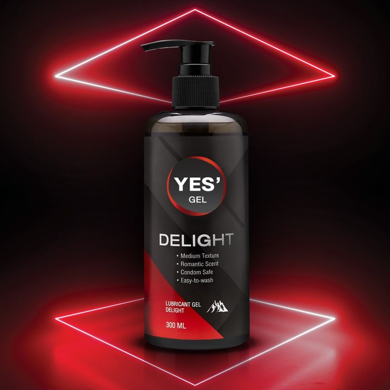 YES' Delight Gel เจลหล่อลื่น Water-based ให้ความลื่นที่ยาวนาน กลิ่น Romantic Scent ปริมาณ 300ml