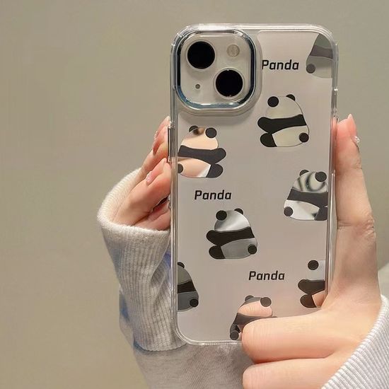 ❤️จัดส่งทันที❤️เคสไอโฟน11/12/13/14 Pro max luxury Mirror Case Cute Panda Bear Case For iPhone 11,12,13,12PM,13PM,14PM