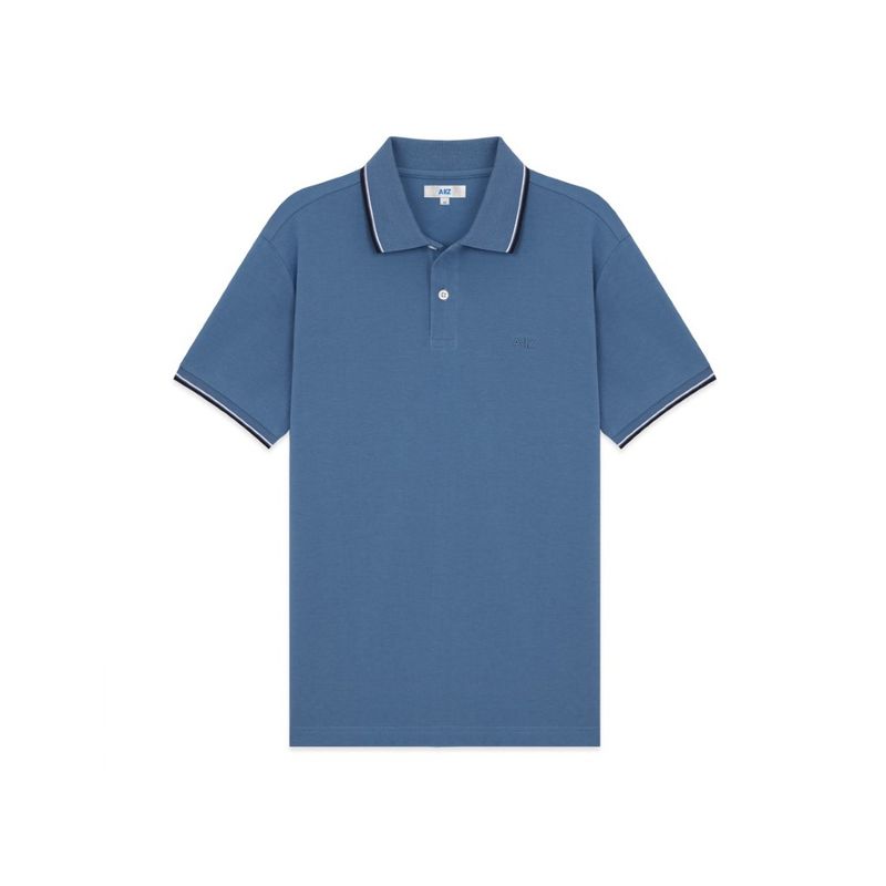 AIIZ (เอ ทู แซด) - เสื้อโปโลผู้ชาย ปกลาย ผ้าปิเก้  Men's Tipping Polo Shirt