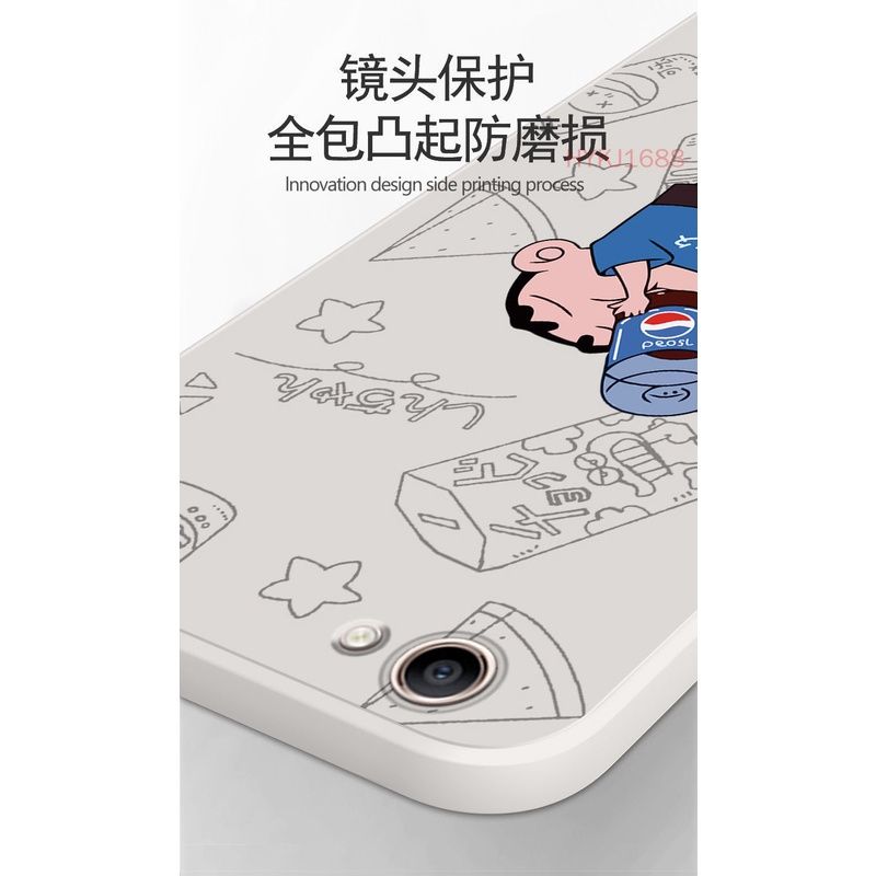 เคส OPPO A83 A16 A54 F9 A5S A12 A76 A96 A53 A39 A57 F1S A59 A15 A15S A16E A7 เคสโทรศัพท์มือถือ ซิลิโคนนิ่ม tpu ขอบตรง ลาย LBXX สําหรับ