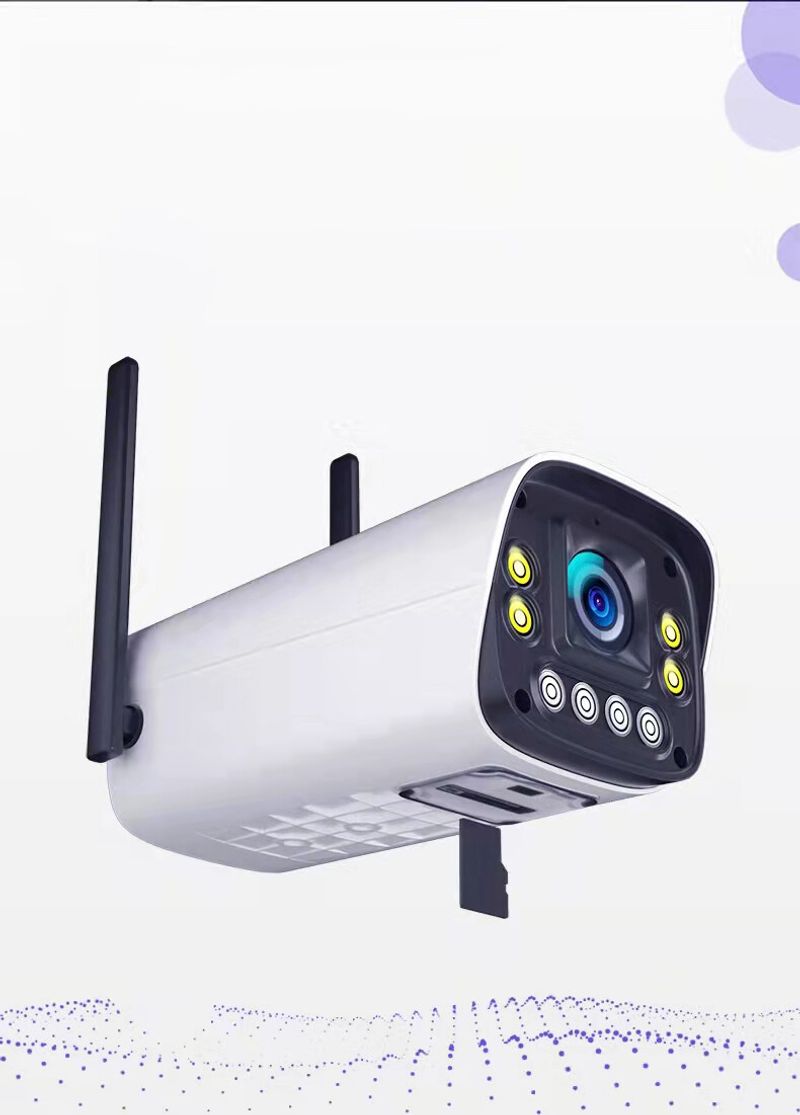 HVISION กล้องวงจรปิด wifi ip camera 6M กลางคืนภาพเป็นสี พูดโต้ตอบได้ กล้องวงจรปิดไร้สาย ไม่มีเน็ตก็ใช้ได้ ไม่ต้องตั้งค่า เสียบไฟใช้ได้ทันที กล้องวงจร กลางแจ้ง กันฝน เดือนภัย แถมสายอเดปเตอร์ ยาว 3เมตร แถมอุปรณ์ติดตั้ง