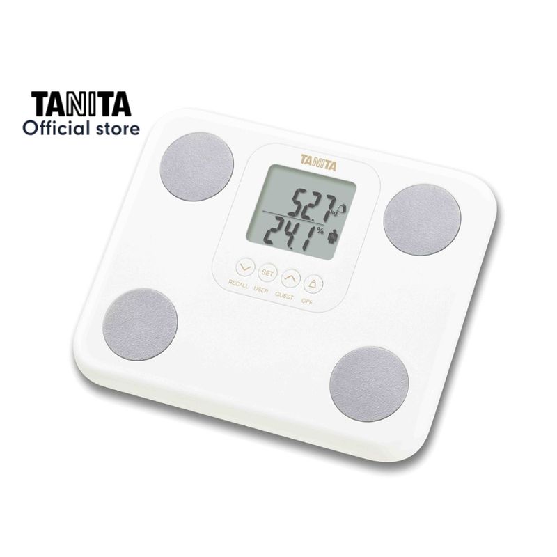 TANITA รุ่นBC-730 White เครื่องชั่งน้ำหนักบุคคลแบบดิจิตอล วัดองค์ประกอบในร่างกาย สีขาว (สินค้ารับประกัน 3 ปี)