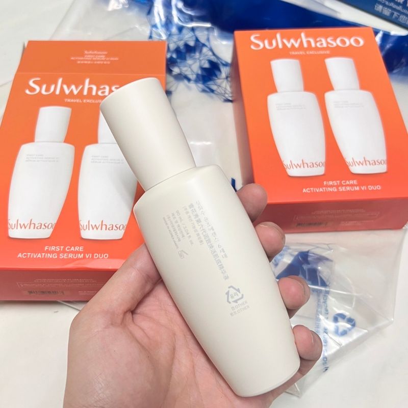 (1 ชิ้น แยกขายจากแพคคู่สุดคุ้ม) สูตรใหม่ 2023 Sulwhasoo แท้ 💯 ป้ายคิง 90ML , สคบไทย30ML first care Activating (โซลวาซู)