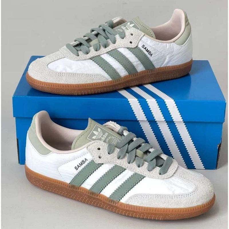 (ของแท้ 100%) adidas originals Samba  รองเท้าผ้าใบลำลองและสบายสำหรับผู้ชายและผู้หญิง