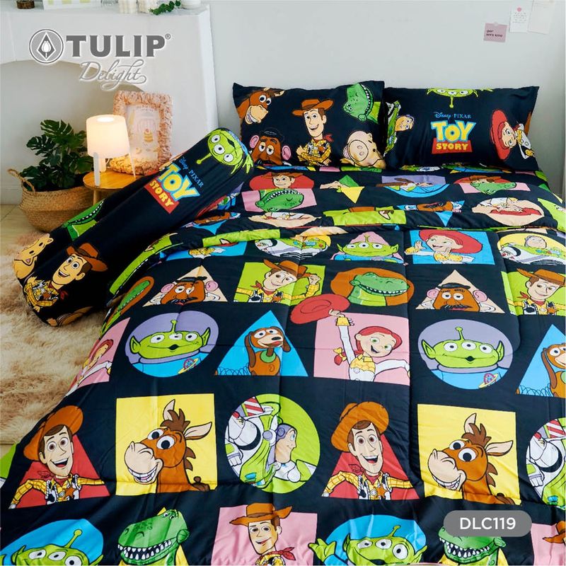 [ส่งฟรี] TULIP Delight ทอยสตอรี่ DLC119 ลิขสิทธิ์แท้ Toy Story ชุดผ้าปูที่นอน ผ้าห่ม ผ้านวม พิมพ์ลายการ์ตูน