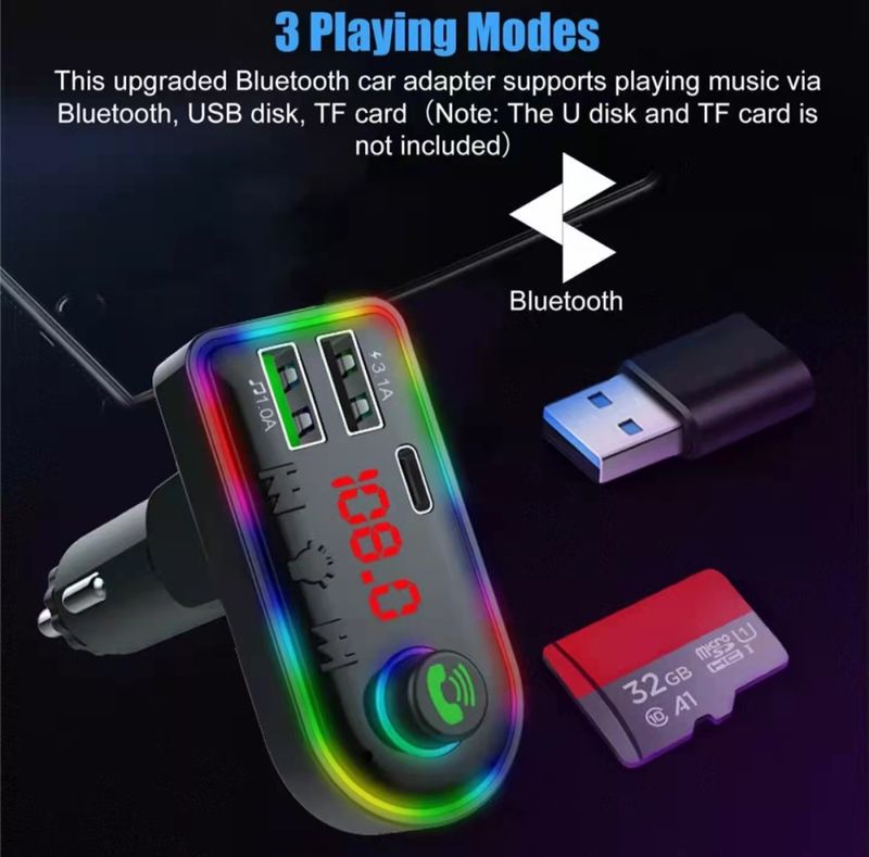 X8 Dual USB Car Charger เครื่องเล่น MP3 FM Transmitter,รุ่นX8