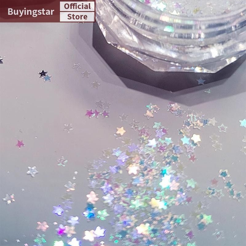 Zcx 1 มม.Mini Sparkling Star เล็บ Glitter ประกาย Pentagram ตกแต่งเล็บออกแบบร้านทําเล็บน่ารักอุปกรณ์เสริม DIY เล็บออกแบบ VO