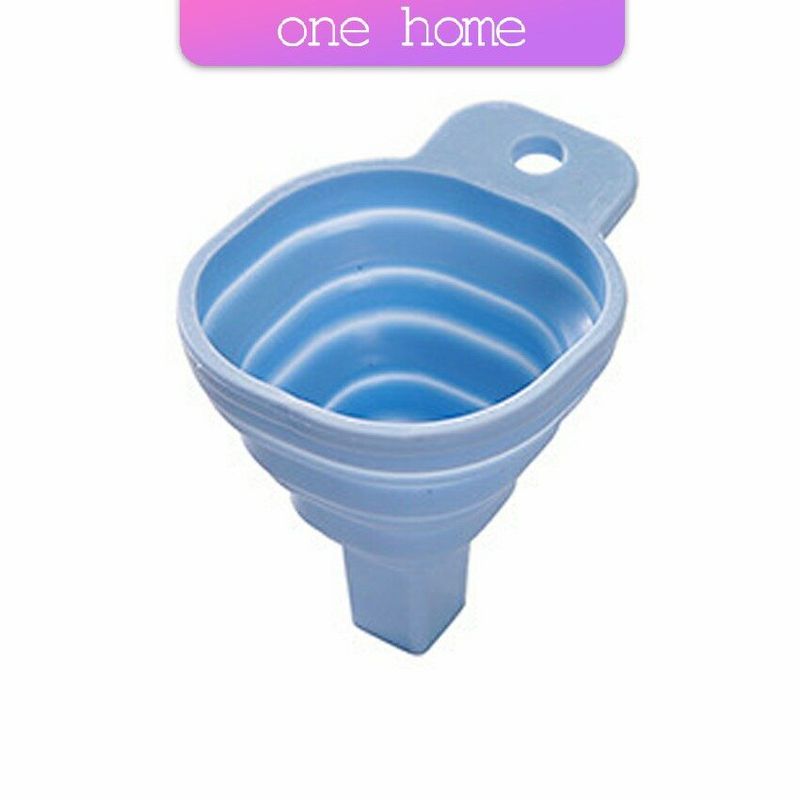 กรวยซิลิโคน พับเก็บประหยัดพื้นที่ พกพาสะดวก Silicone funnel